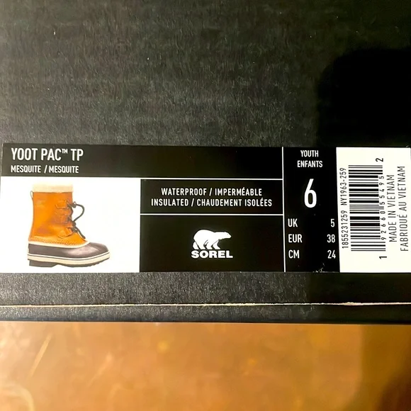 Sorel YOOT PAC TP Youth boots - Picture 9 of 10